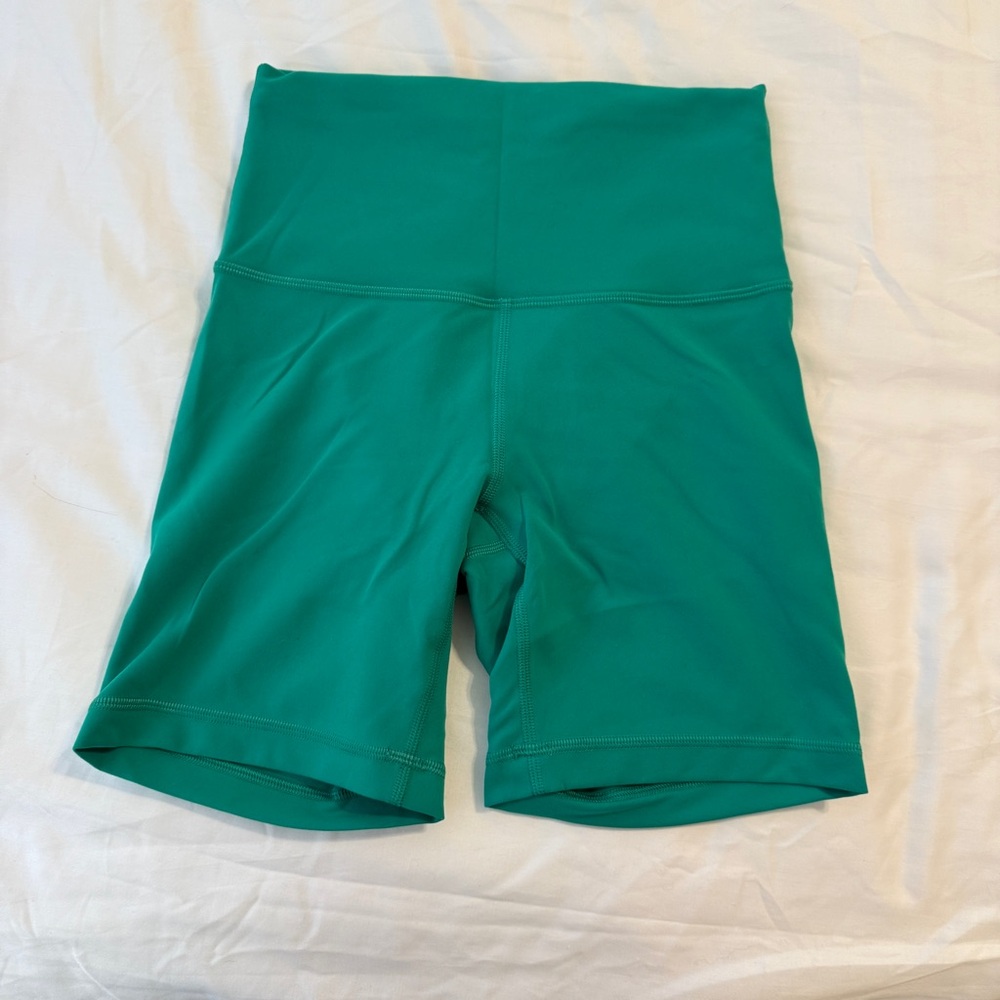 Lululemon Wunder Train High-Rise Short 6” - Kelly Green